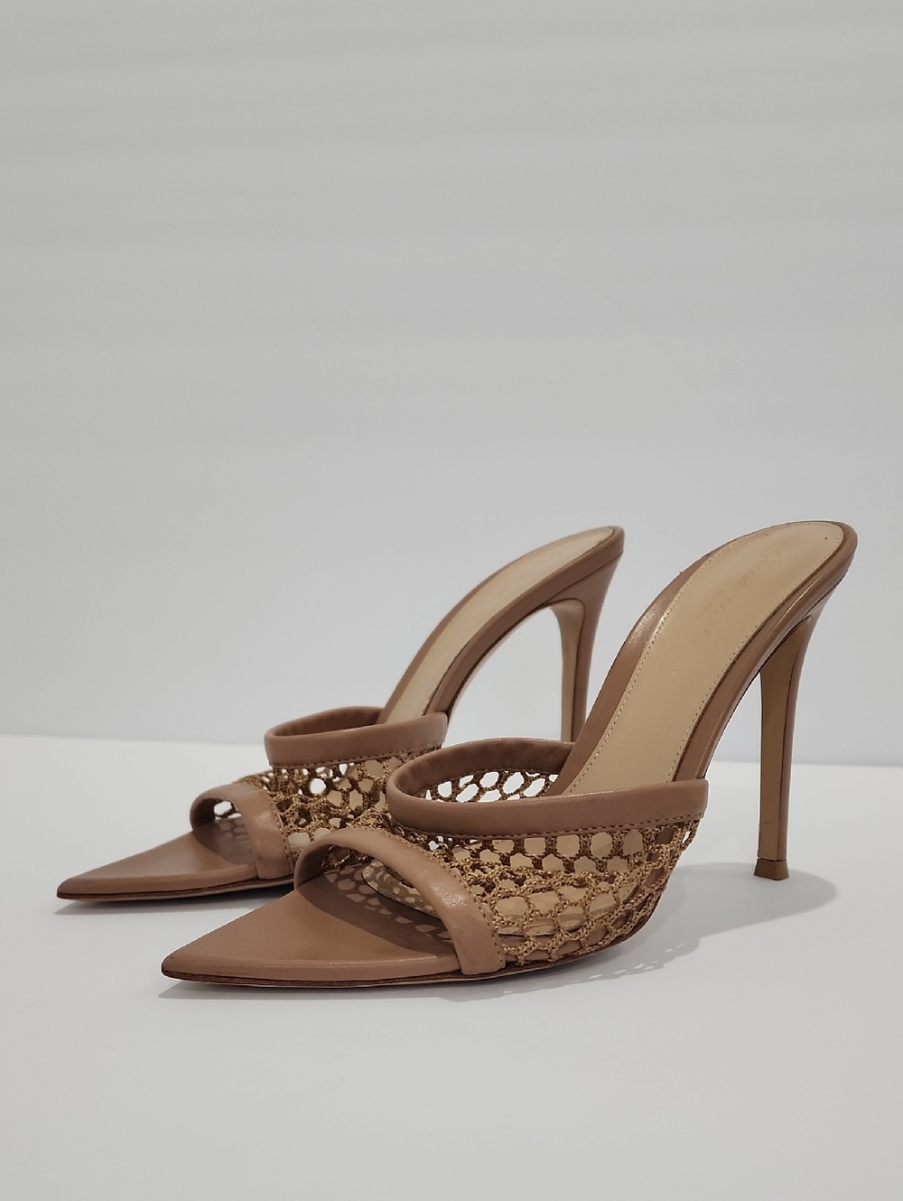 Gianvito Rossi Alisia Slide Sandals (SZ 37)